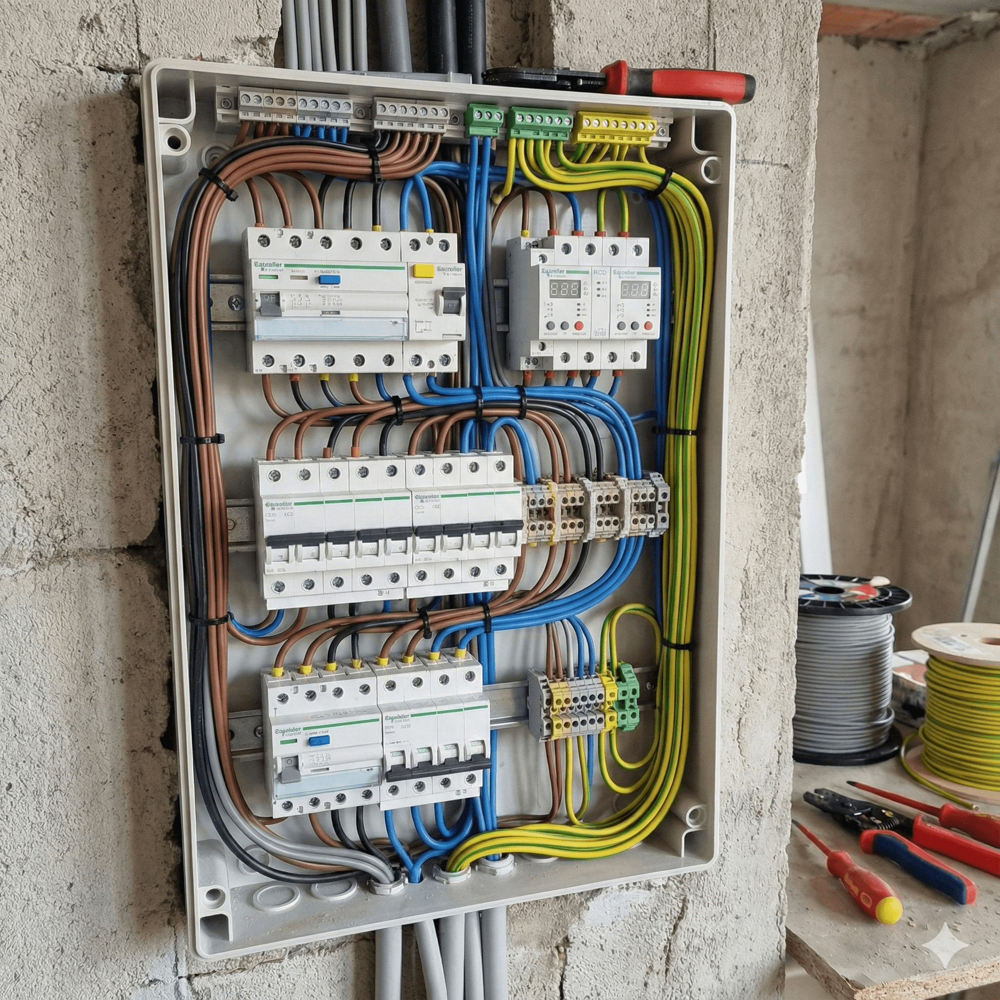 Монтаж электрощита