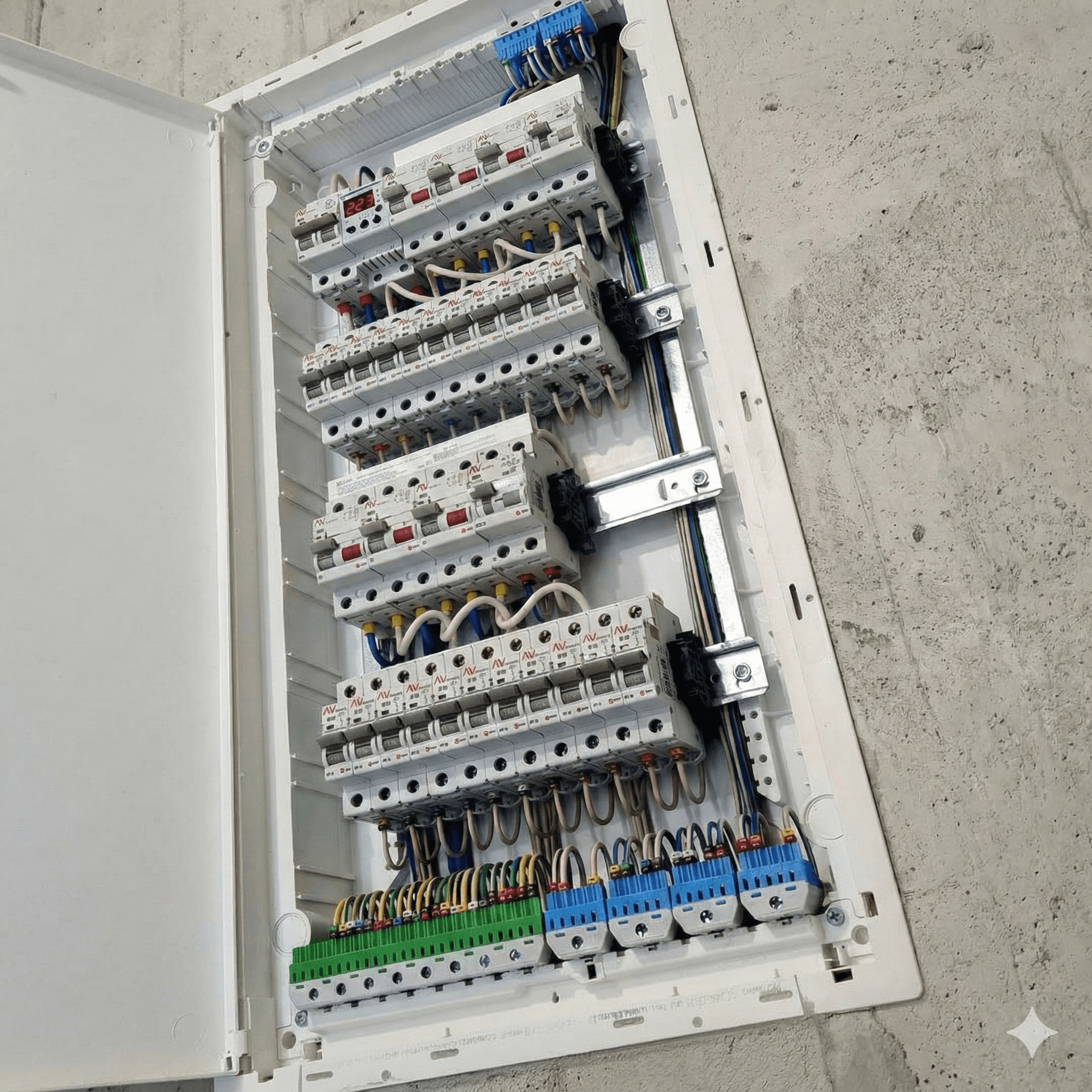 Сборка распределительного щита