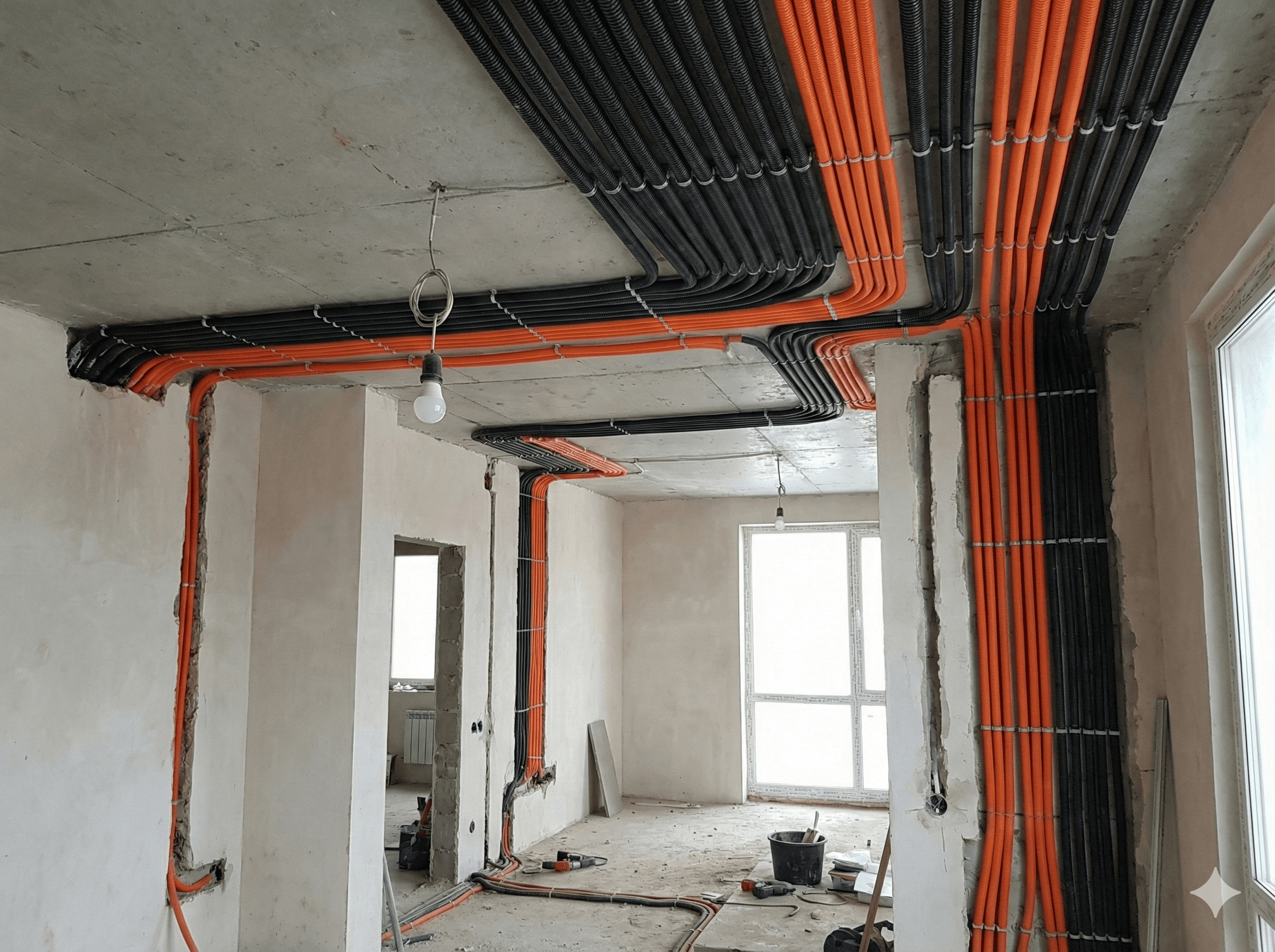 Замена проводки в квартире