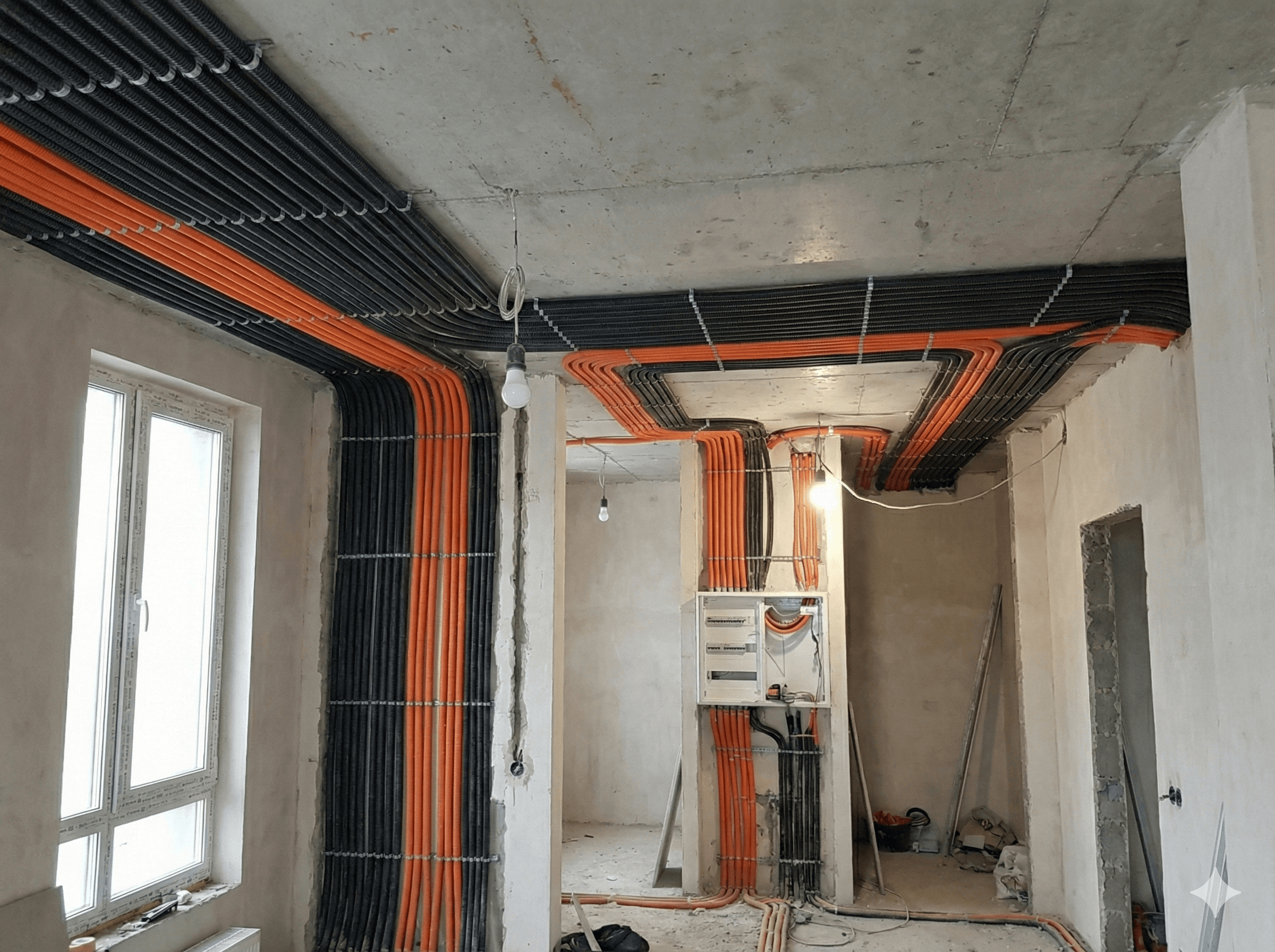 Монтаж электропроводки